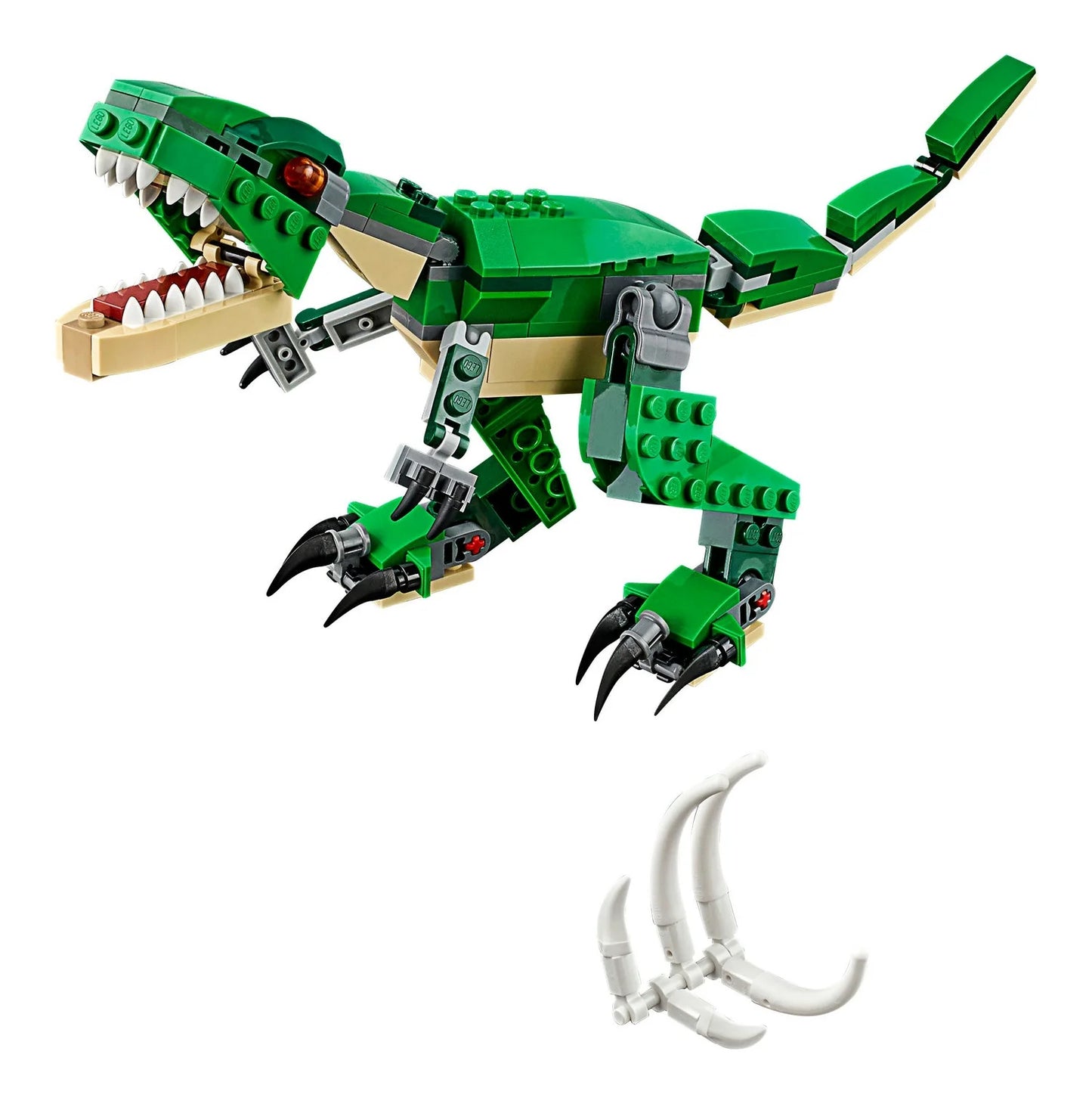 LEGO 31058 Mighty Dinosaurs – 3-in-1 Buildable Dinosaur Set with 174 Pieces