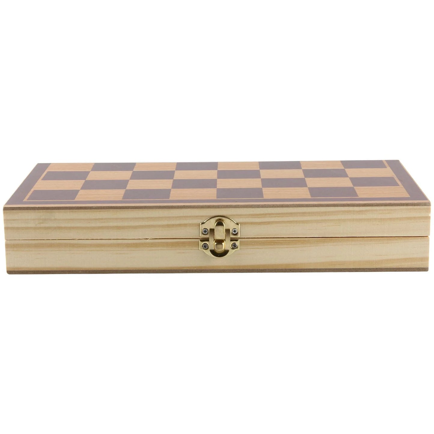 Foldable Wooden Chess Set – Classic Board Game with Modern Pieces & Extra Queens