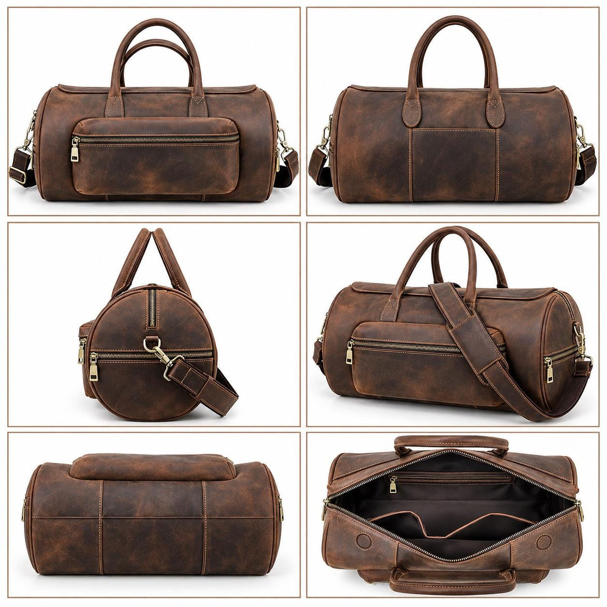 Leather Duffle Bag, Custom Travel Weekender Bag, Vintage Barrel Gym Bag, Personalized Overnight Carry On Bag, Arvello