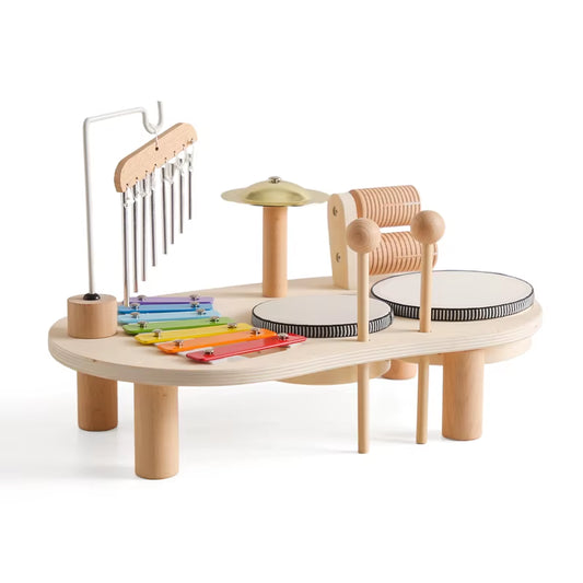 Wooden Aeolian Bells Xylophone – Montessori Musical Toy for Newborns & Toddlers