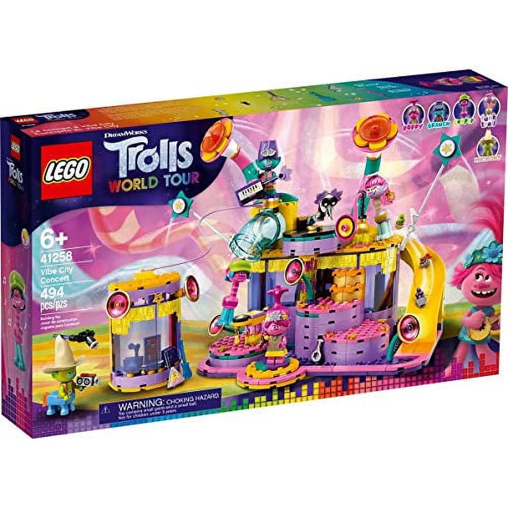 LEGO Trolls World Tour Vibe City Concert 41258