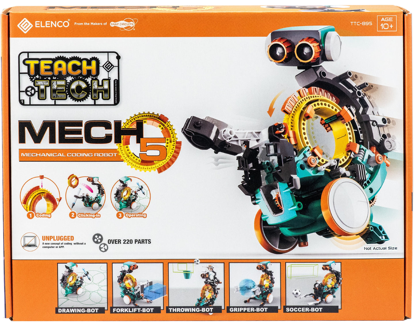  Entry Level Mechanical Coding Robot | STEM Educational Toy 