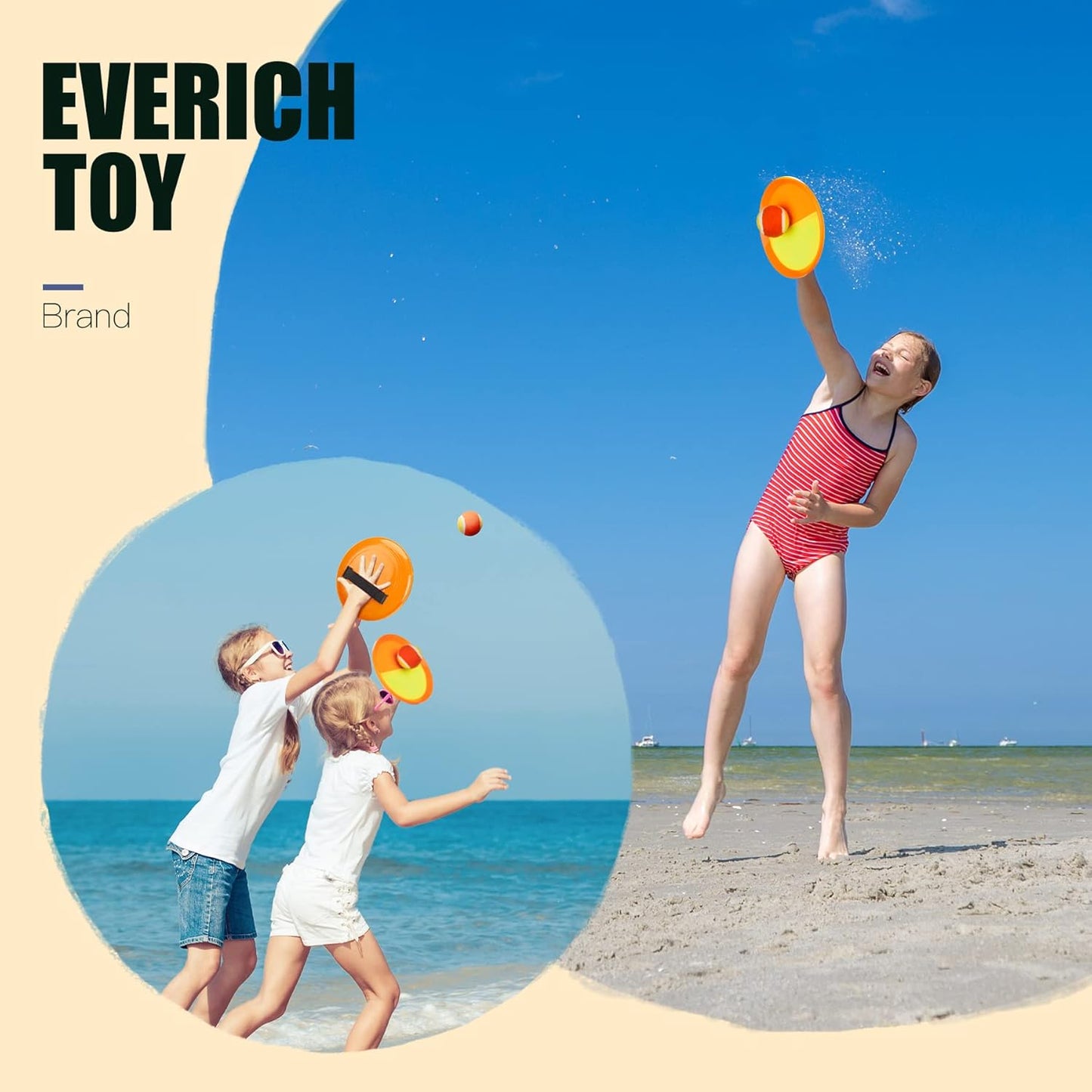 Sticky Ball Paddle Game – Toss & Catch Toy Set for Kids