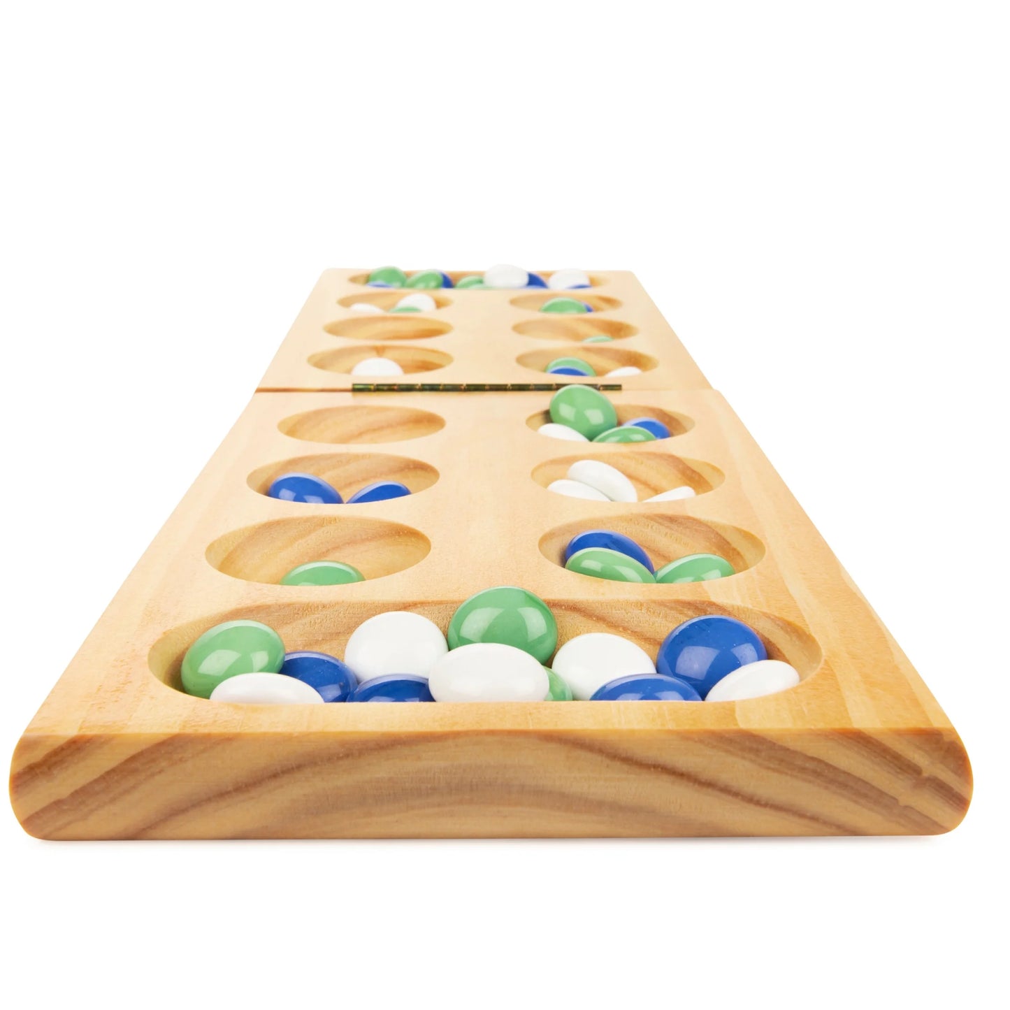 Classic Mancala Game – Wooden Board Strategy Game by Spin Master 