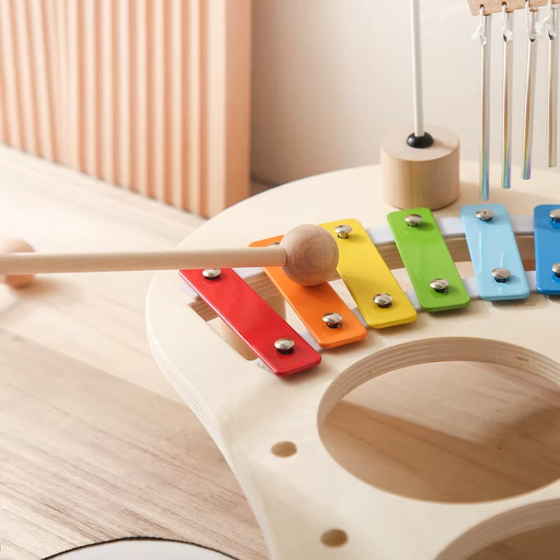 Wooden Aeolian Bells Xylophone – Montessori Musical Toy for Newborns & Toddlers
