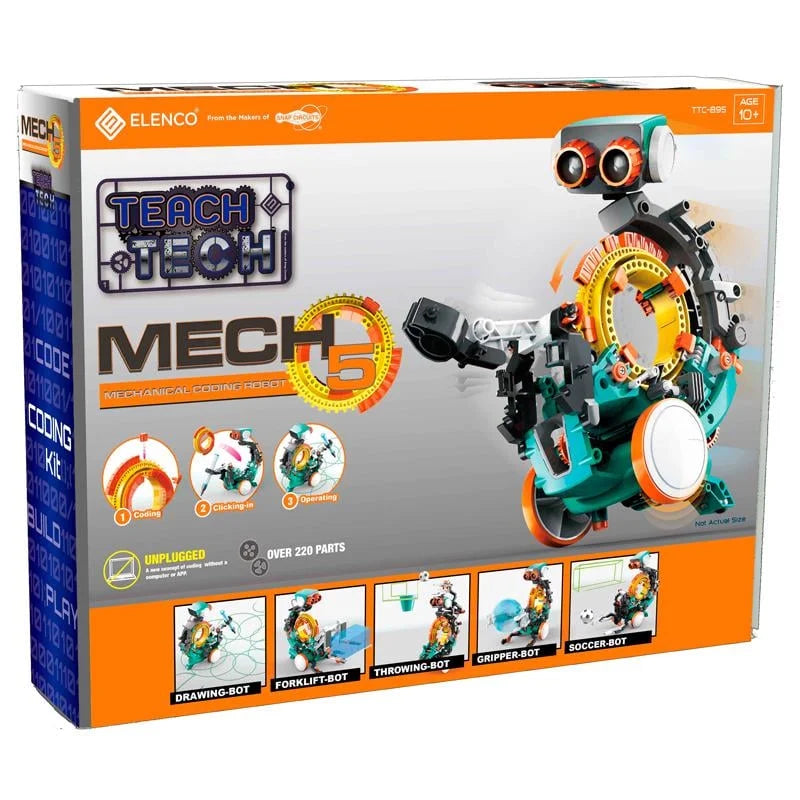  Entry Level Mechanical Coding Robot | STEM Educational Toy 