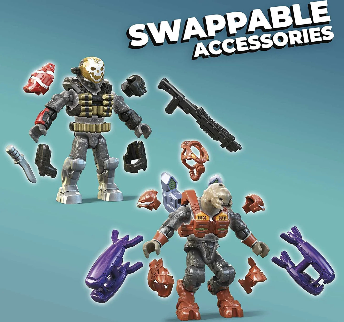 MEGA Halo Building Set – 20th Anniversary Pack with 352 Pieces & Collectible Figures