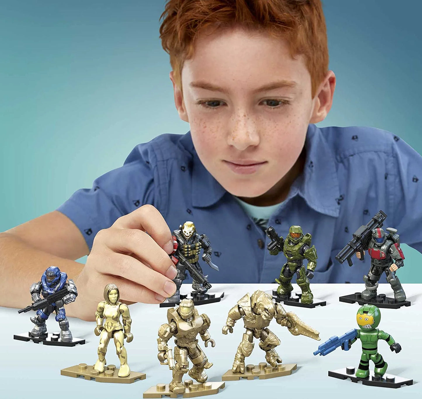 MEGA Halo Building Set – 20th Anniversary Pack with 352 Pieces & Collectible Figures