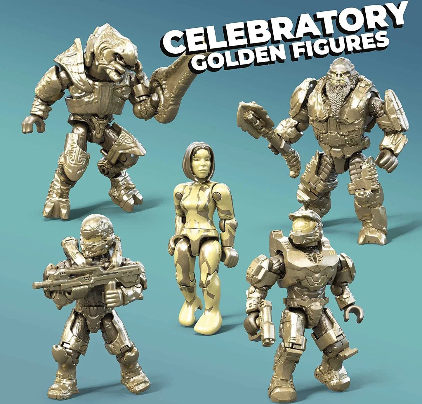 MEGA Halo Building Set – 20th Anniversary Pack with 352 Pieces & Collectible Figures