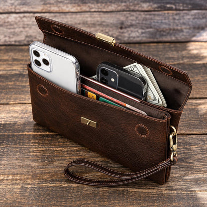 Personalized Leather Crossbody Bag for Men, Custom Mens Sling Bag, Leather Belt Waist Pouch, Slim Travel EDC Bag, Marcello