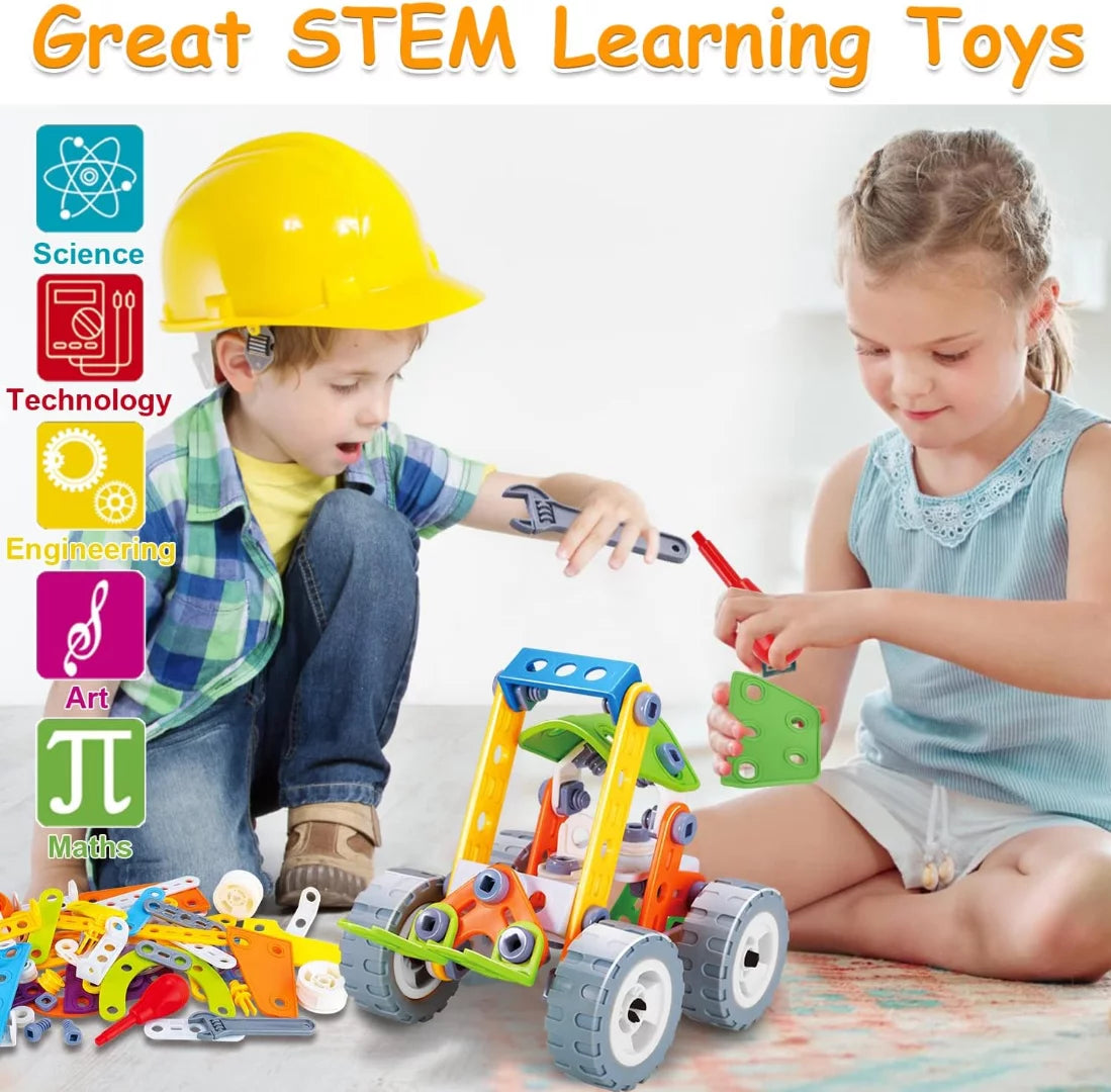 Educational STEM Construction Kit – 10-in-1 Building Toys for Kids 