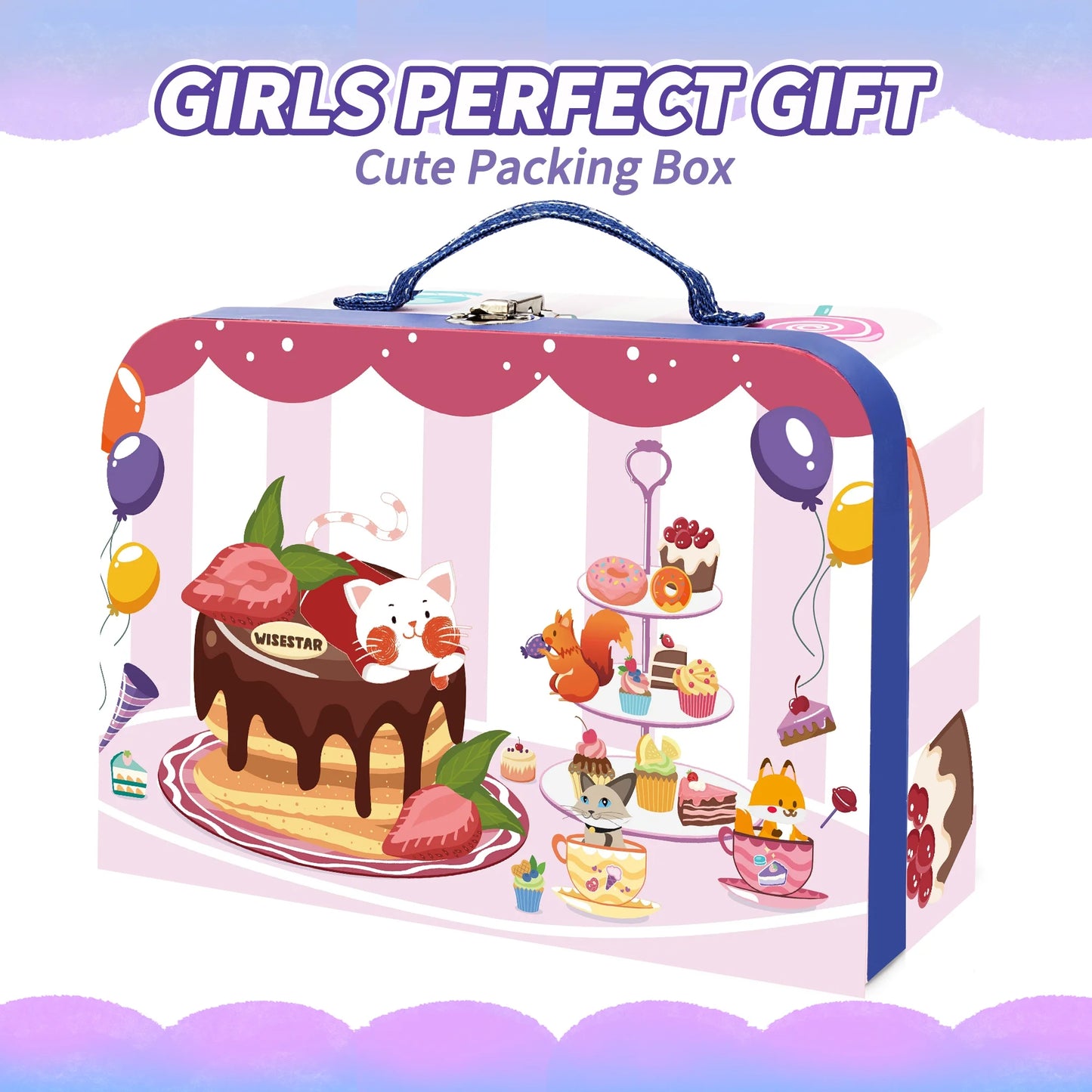 Kids Tea Party Playset – 50-Piece Tea Set for Girls 