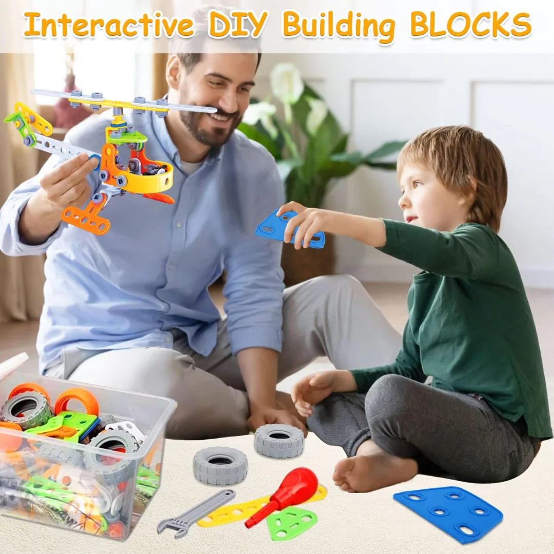Educational STEM Construction Kit – 10-in-1 Building Toys for Kids 