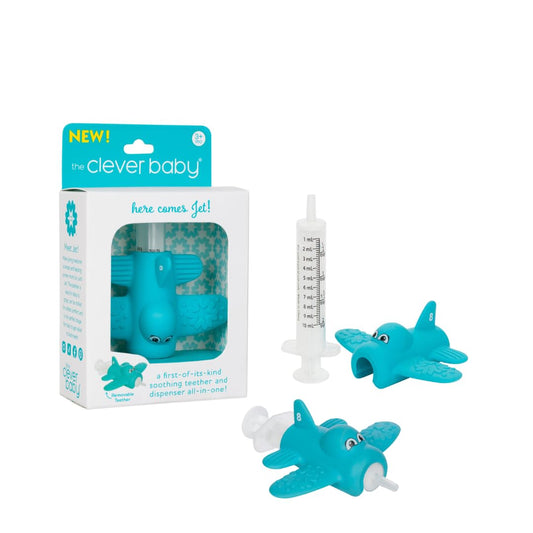 Teether & Medicine Dispenser Duo – Patented 2-in-1 BPA-Free Baby Essential