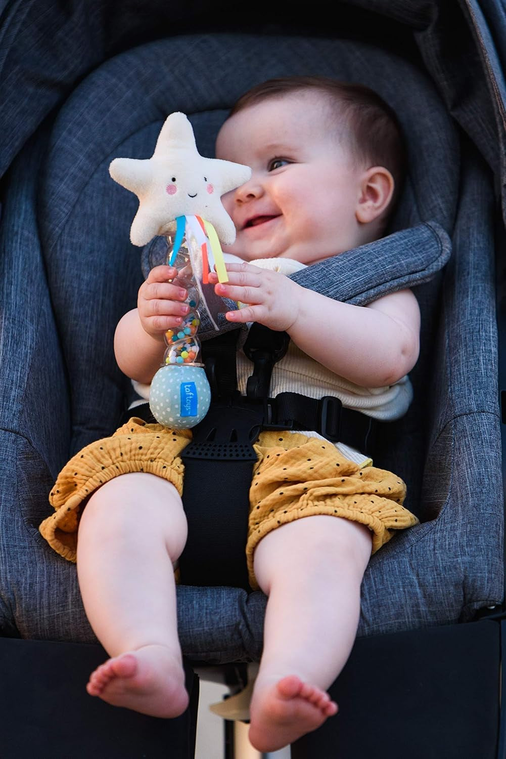 Star Rainstick Rattle – Musical Sensory Toy for Babies & Toddlers
