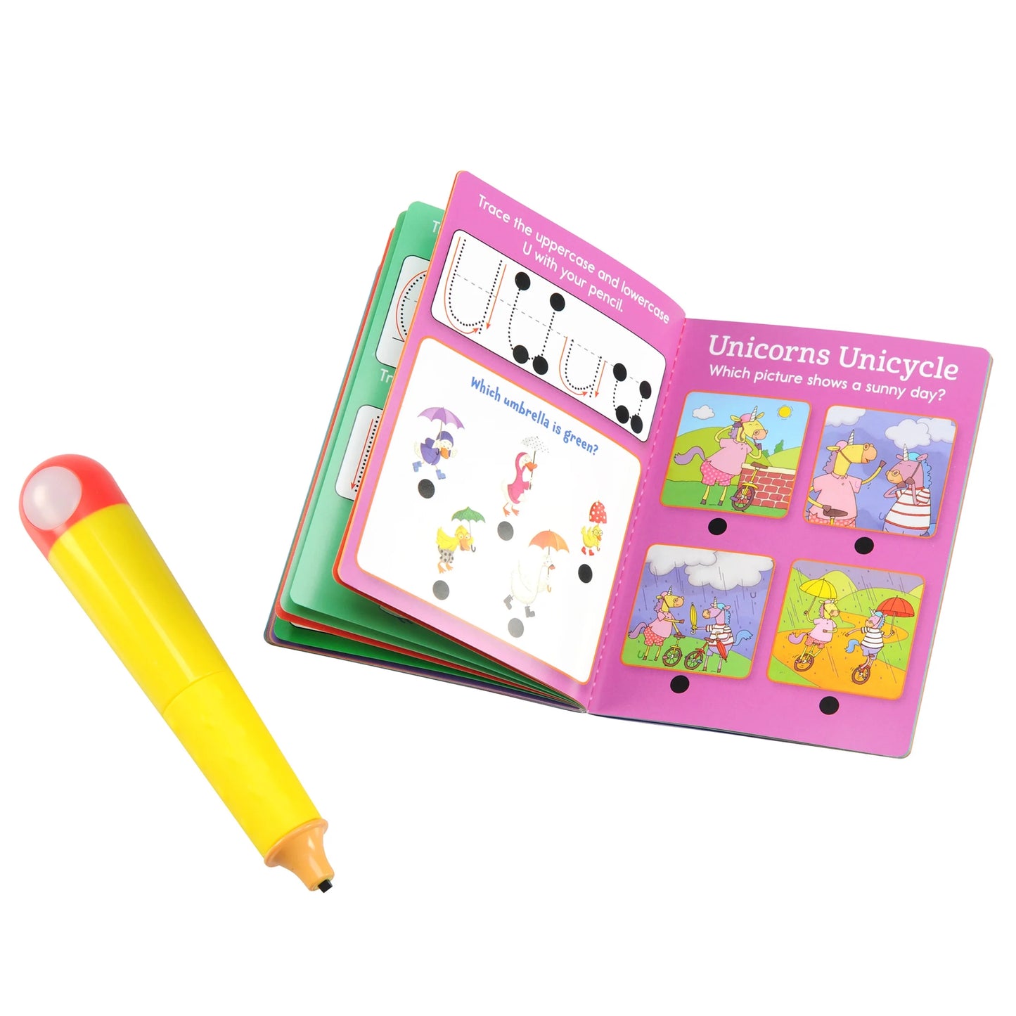 Hot Dots Jr. ABC Learning Set – 48 Early Lessons with Interactive Pen 