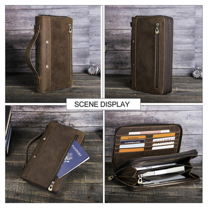 Verlano-Personalized Leather Crossbody Bag for Men, Custom Mens Shoulder Sling Bag, Genuine Leather Belt Waist Pouch, Travel EDC Bag, Verlano