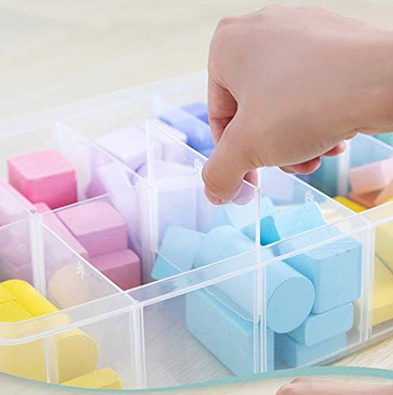 Multi-Purpose Craft Storage Organizer – 3-Layer Box with 30 Dividers for Sewing, Jewelry, Toys