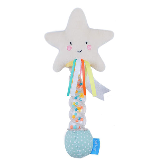Star Rainstick Rattle – Musical Sensory Toy for Babies & Toddlers