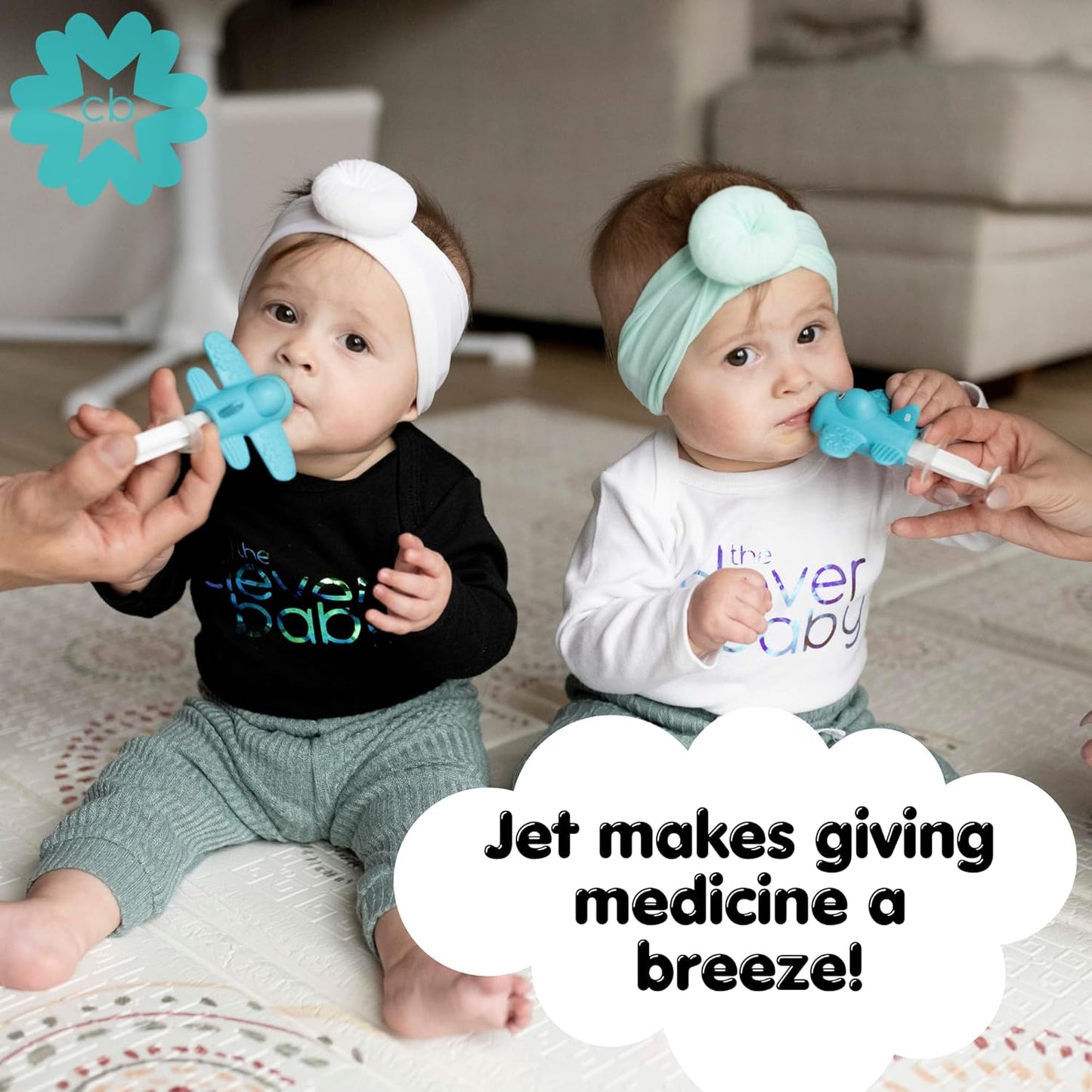 Teether & Medicine Dispenser Duo – Patented 2-in-1 BPA-Free Baby Essential
