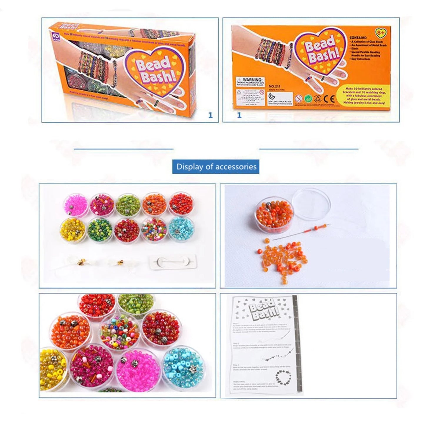 Friendship Bracelet Craft Set – String Making Kit for Girls 